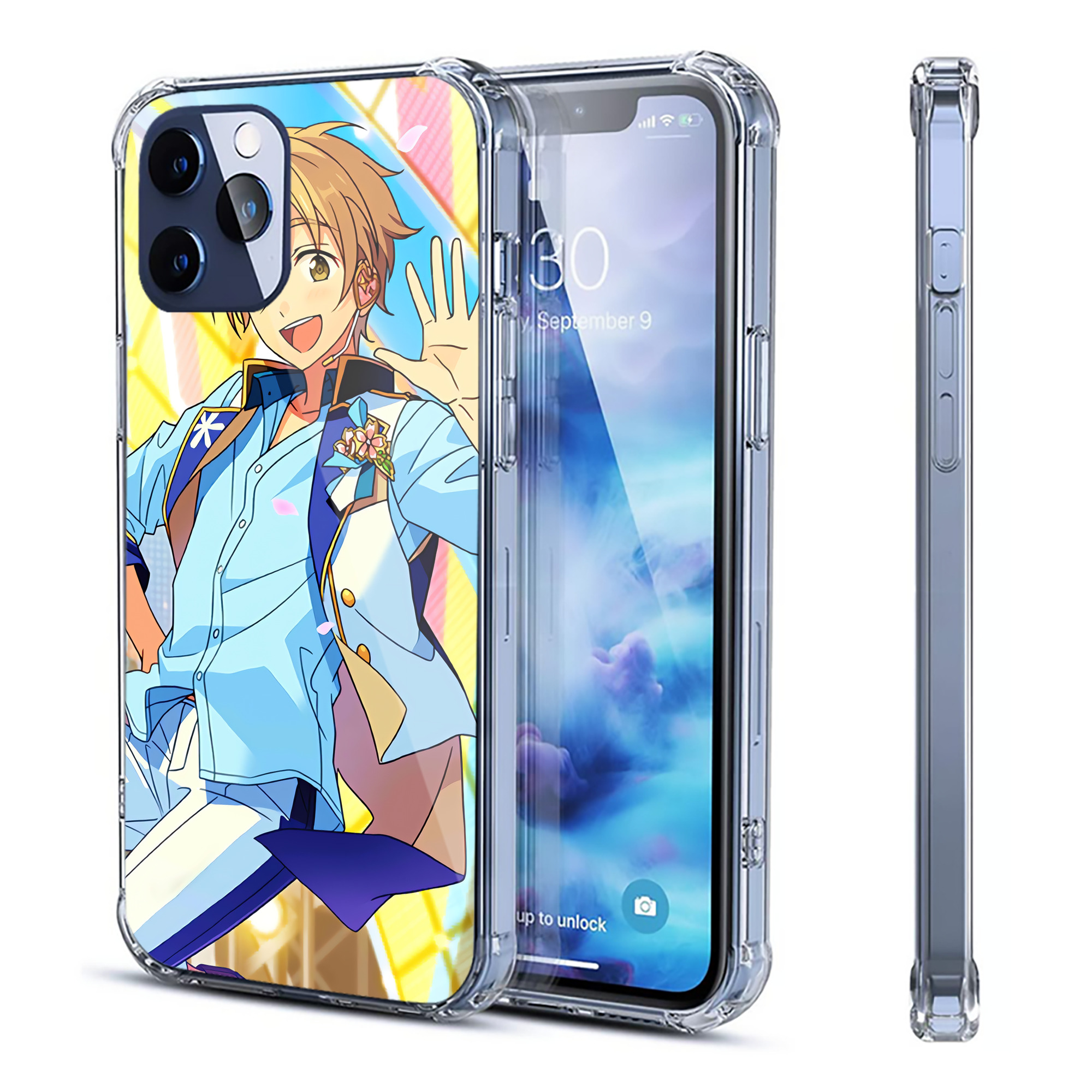 （画像用） あんさんぶるスターズ! Ensemble Stars 【iPhone 12シリーズ対応】透明スマホケース（クリアソフトケース）